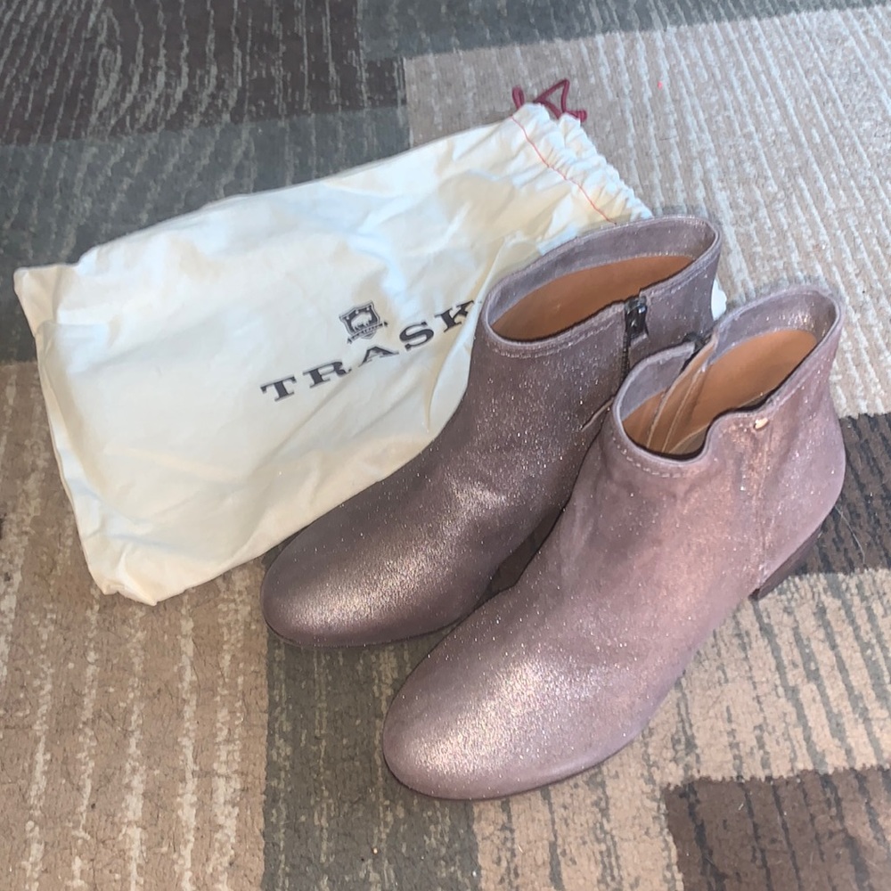 TRASK vivian metallic suede bootie - Literally just bought!